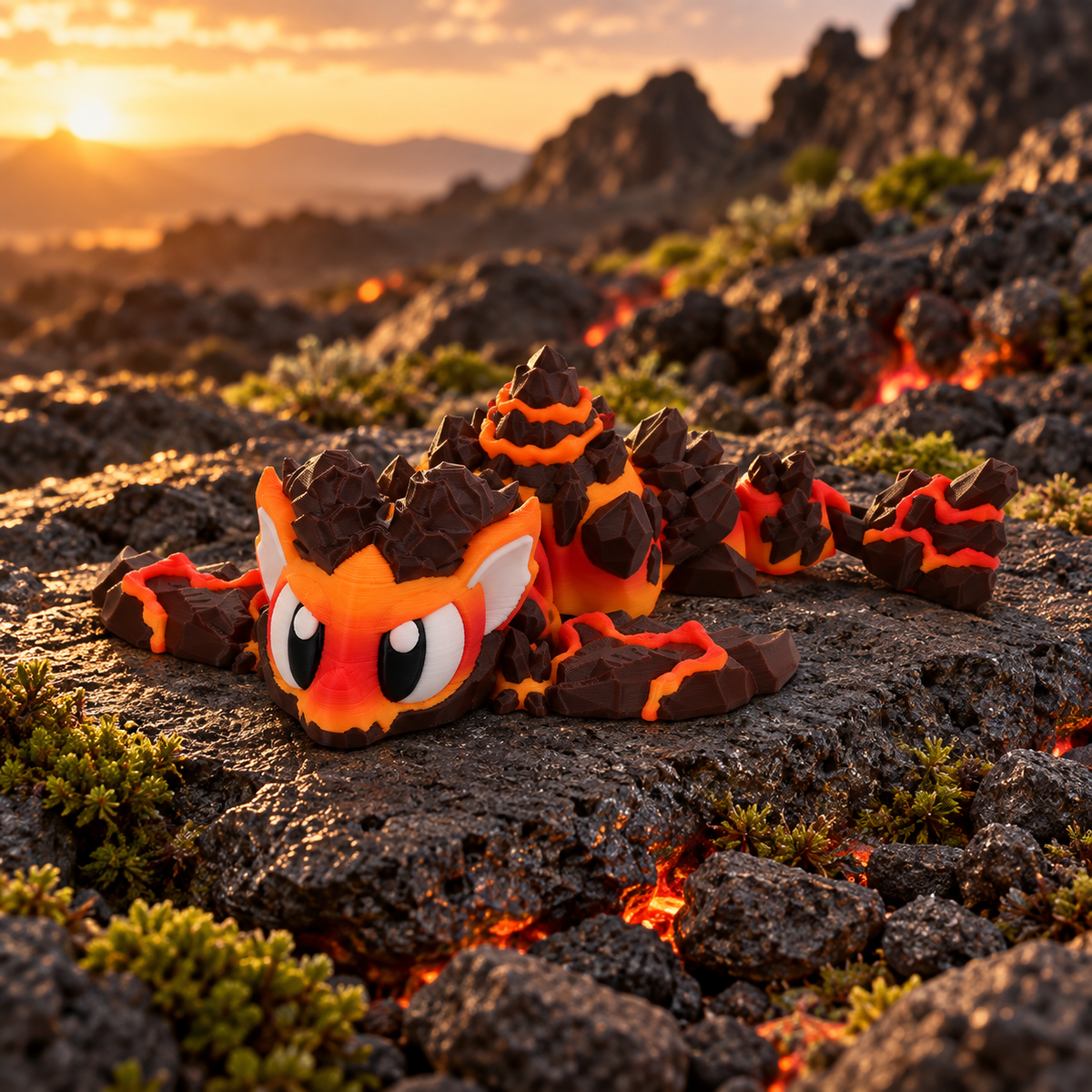 Mini-dragon de lave