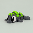 Manatee with seaweed