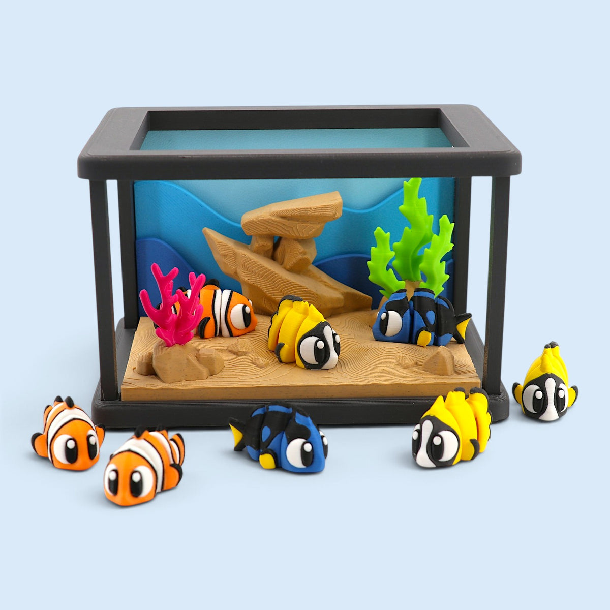 Fish Tank Toy Set